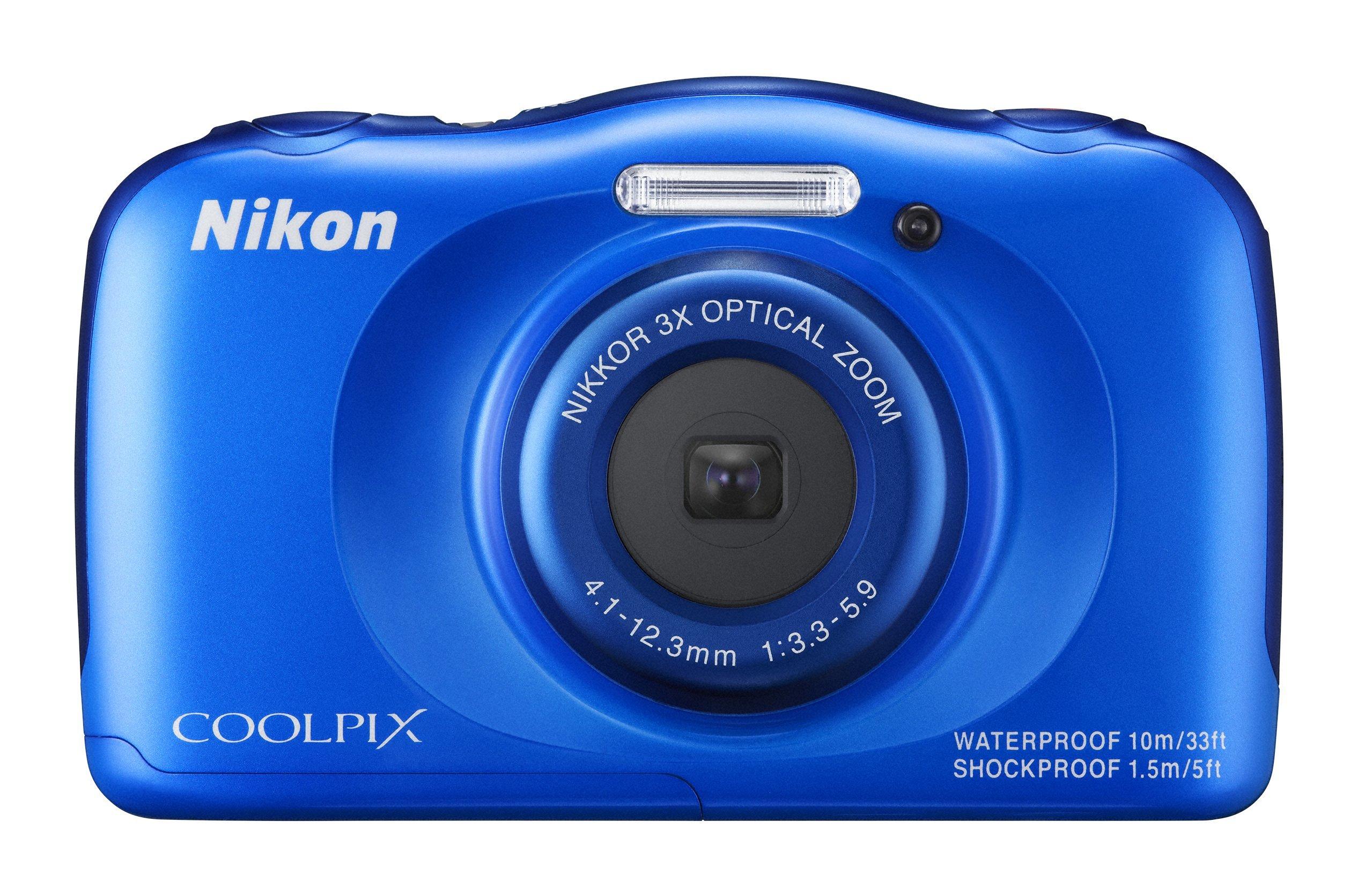 Цифрова камера Nikon S33 Водонепроникна мільйон пікселів S33 Blue S33BL 13.17 синій
Цифрова камера Nikon S33 Водонепроникна мільйон пікселів S33 Blue S33BL 13.17 синій