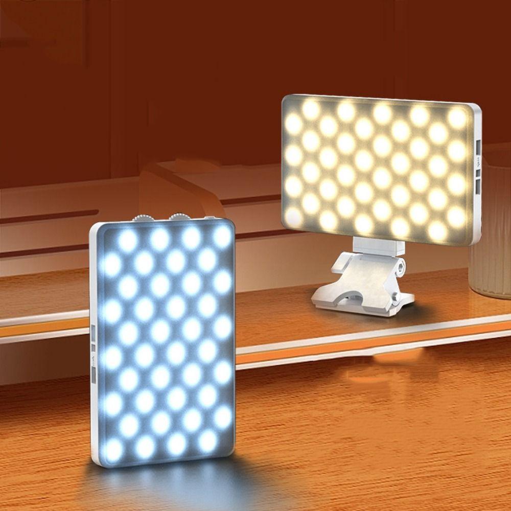 Adjustable Rechargeable LED Phone Light 80 LED Portable Photo Lamp Clip on Fill Lights Video
Adjustable Rechargeable LED Phone Light 80 LED Portable Photo Lamp Clip on Fill Lights Video