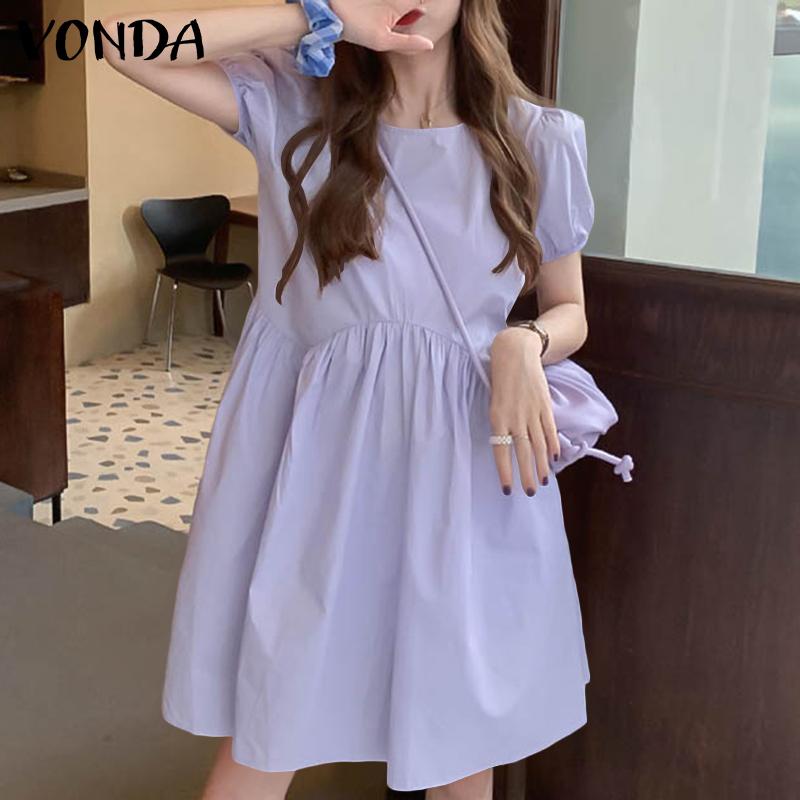VONDA летние тонкие женские модные плиссированные праздничные мини-платья с коротким рукавом повседневное свободное короткое платье размера плюс
VONDA летние тонкие женские модные плиссированные праздничные мини-платья с коротким рукавом повседневное свободное короткое платье размера плюс