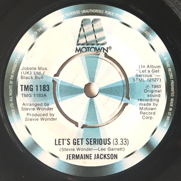 7inch Record JERMAINE JACKSON - Let s Get Serious TMG1183 Motown 1980 UK Soul/Funk Used
7inch Record JERMAINE JACKSON - Let s Get Serious TMG1183 Motown 1980 UK Soul/Funk Used