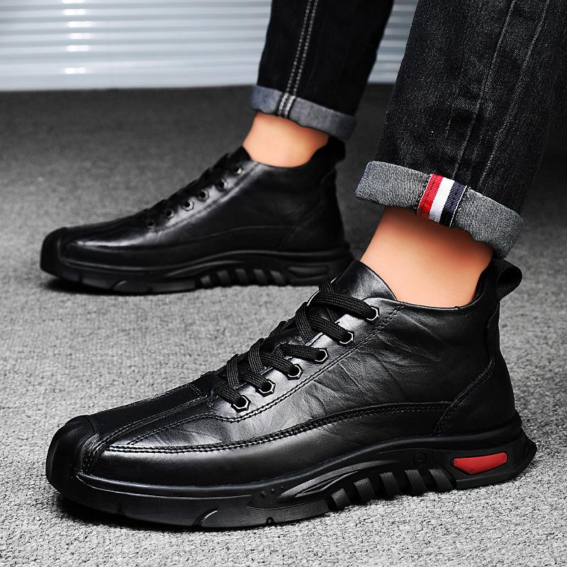 Genuine leather men s shoes 2025 new trendy shoes casual leather shoes men s autumn black board shoes men s English leathershoes 45
Genuine leather men s shoes 2025 new trendy shoes casual leather shoes men s autumn black board shoes men s English leathershoes 45