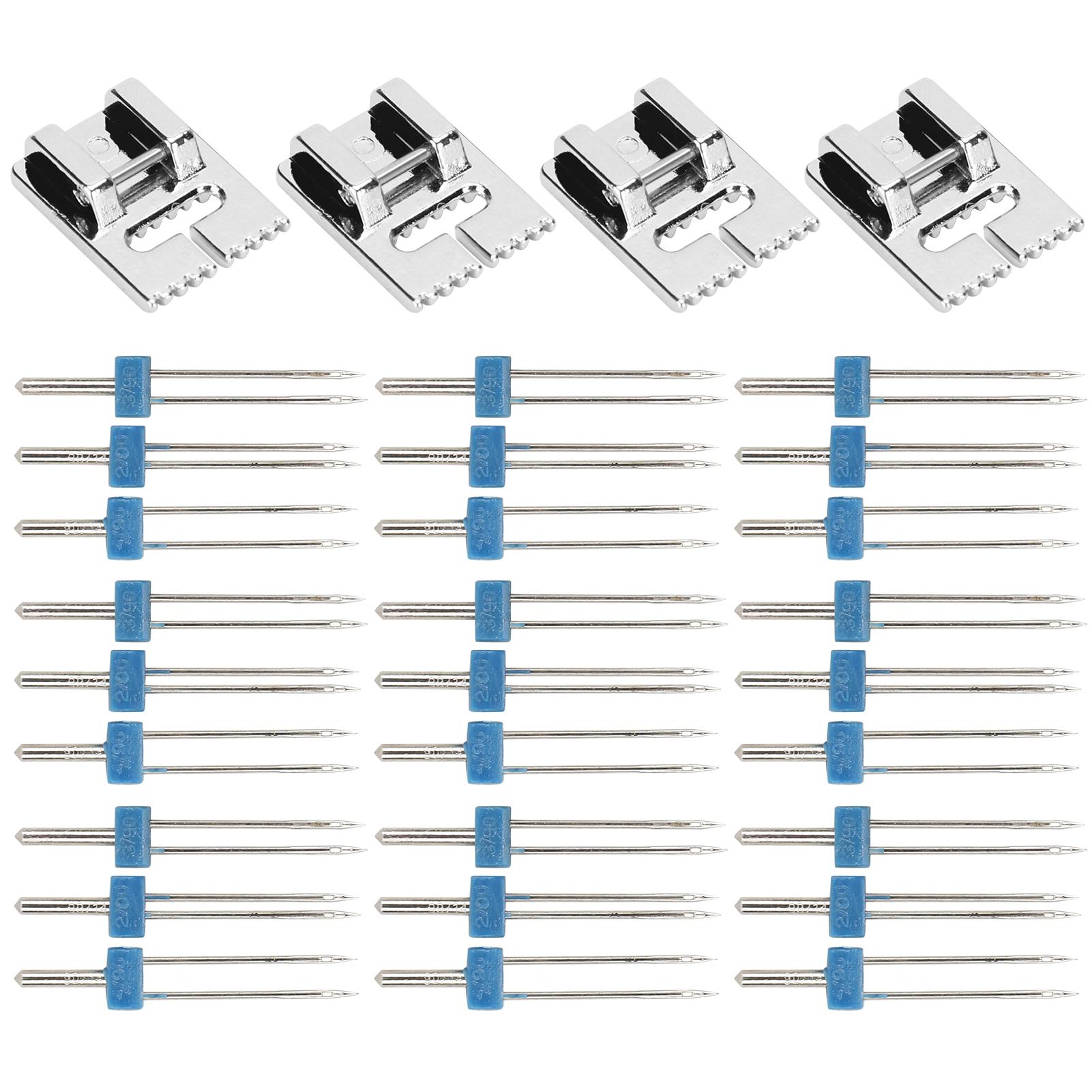 Аксессуары для швейных машин: 18 шт., двойные двойные иглы + 4 шт., набор прижимных лапок
Аксессуары для швейных машин: 18 шт., двойные двойные иглы + 4 шт., набор прижимных лапок