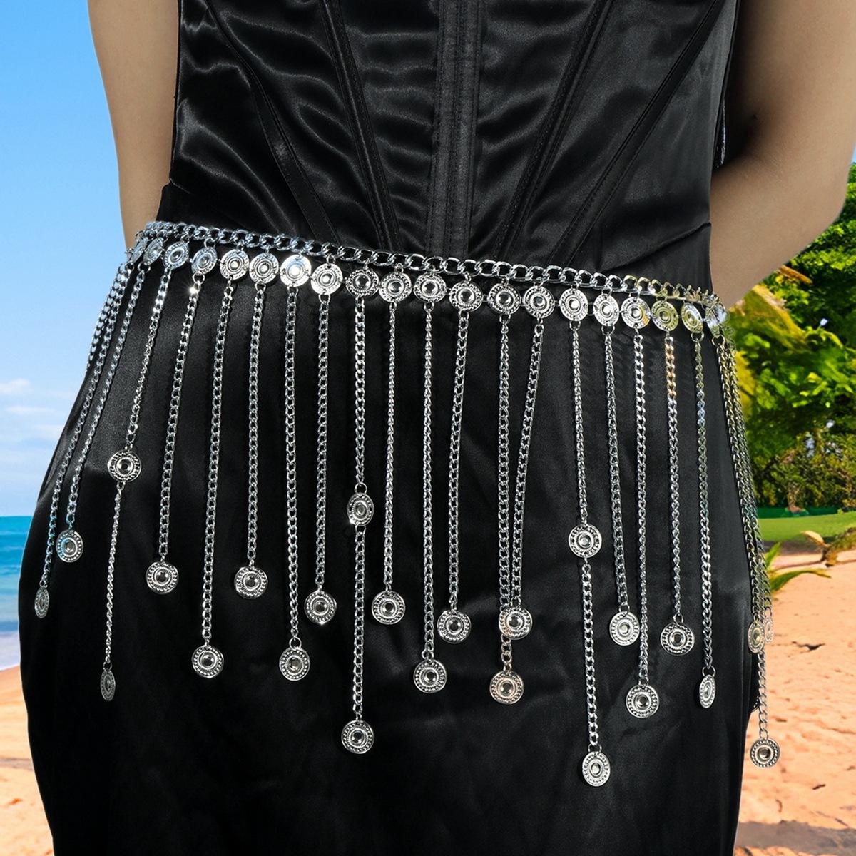 Модные аксессуары, диск с бахромой, цепочка для тела, полое сексуальное нижнее белье для ночного клуба, бюстгальтер с цепочкой на груди
Модные аксессуары, диск с бахромой, цепочка для тела, полое сексуальное нижнее белье для ночного клуба, бюстгальтер с цепочкой на груди