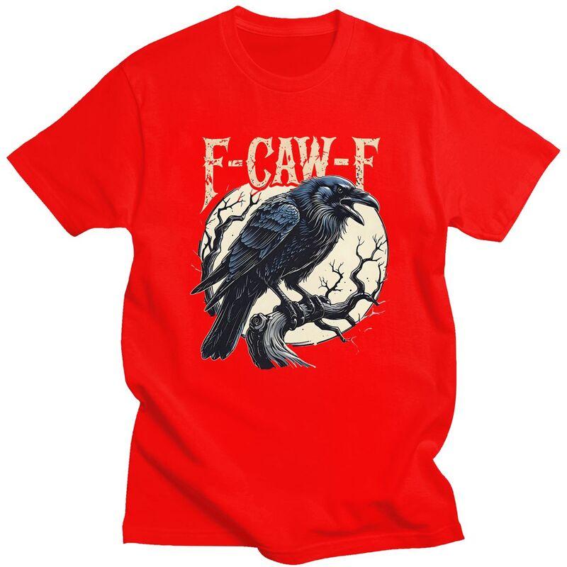 FCAWF Raven Funny Crow T Shirts Men Women ShortSleeve Tshirt Streetwear Casual Graphic Tee Tops 100 Cotton Slim Fit Clothes S
FCAWF Raven Funny Crow T Shirts Men Women ShortSleeve Tshirt Streetwear Casual Graphic Tee Tops 100 Cotton Slim Fit Clothes S