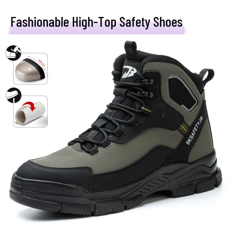 Men s Lightweight Comfortable Steel Toe Safety Shoes - Wear-Resistant, Anti-Smash, Anti-Puncture, High-Top Design for Labor Protection.
Men s Lightweight Comfortable Steel Toe Safety Shoes - Wear-Resistant, Anti-Smash, Anti-Puncture, High-Top Design for Labor Protection.