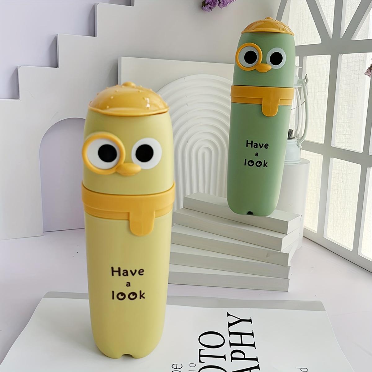 1pc Cute Cartoon Multifunctional Portable Travel Toothbrush Storage Container Box, Gargle Cup, Toothpaste Holder, Toothbrush Carrying Box Green Big-eyed Duck Mouthwash Cup
1pc Cute Cartoon Multifunctional Portable Travel Toothbrush Storage Container Box, Gargle Cup, Toothpaste Holder, Toothbrush Carrying Box Green Big-eyed Duck Mouthwash Cup
