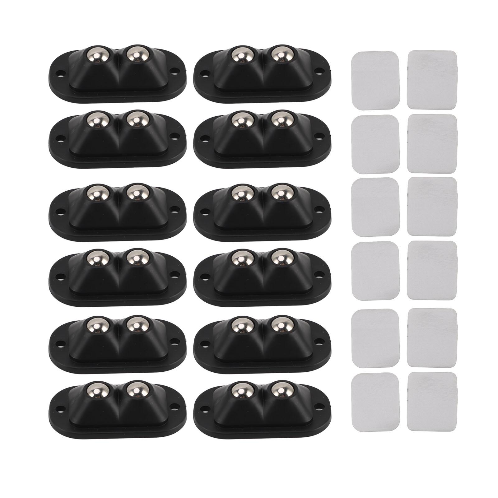 12 шт. Міні-коліщатка Самоклеючі Дворядні Економія праці Тихе пересування Обертання на 360 градусів чорний
12 шт. Міні-коліщатка Самоклеючі Дворядні Економія праці Тихе пересування Обертання на 360 градусів чорний