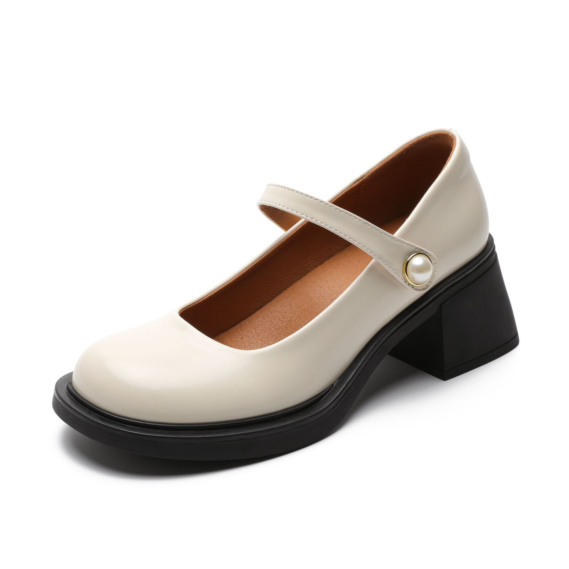 Coarse heel Mary Jane shoes women s 2025 spring and autumn new high heel retro light mouth single shoes pearl versatile black work shoes 40
Coarse heel Mary Jane shoes women s 2025 spring and autumn new high heel retro light mouth single shoes pearl versatile black work shoes 40