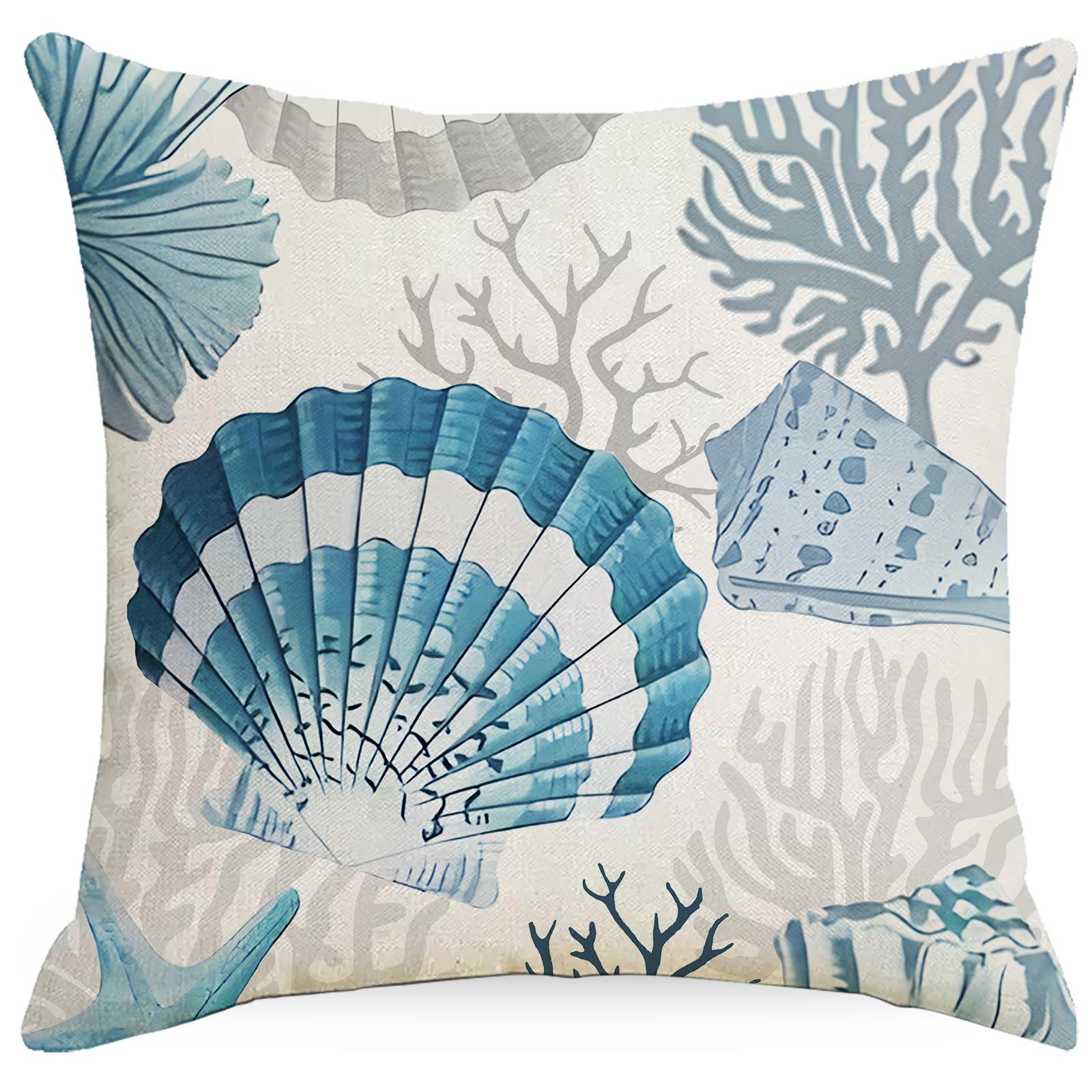 New Summer Marine Pillow Case Shell Starfish Three-proof Fine Linen Cushion Pillow Case 45 * 45Cm
New Summer Marine Pillow Case Shell Starfish Three-proof Fine Linen Cushion Pillow Case 45 * 45Cm