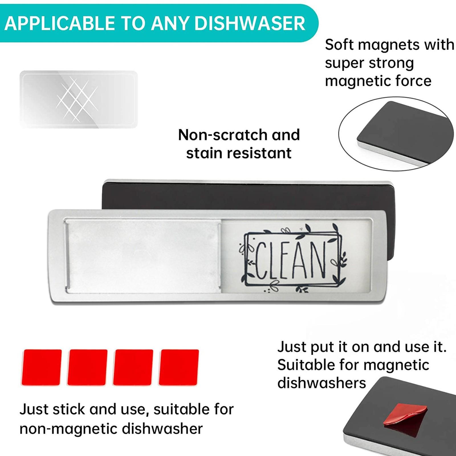 Чистый грязный знак, магнит для посудомоечной машины, индикатор слайдера, подходит для всех дизайнов посудомоечных машин
Чистый грязный знак, магнит для посудомоечной машины, индикатор слайдера, подходит для всех дизайнов посудомоечных машин
