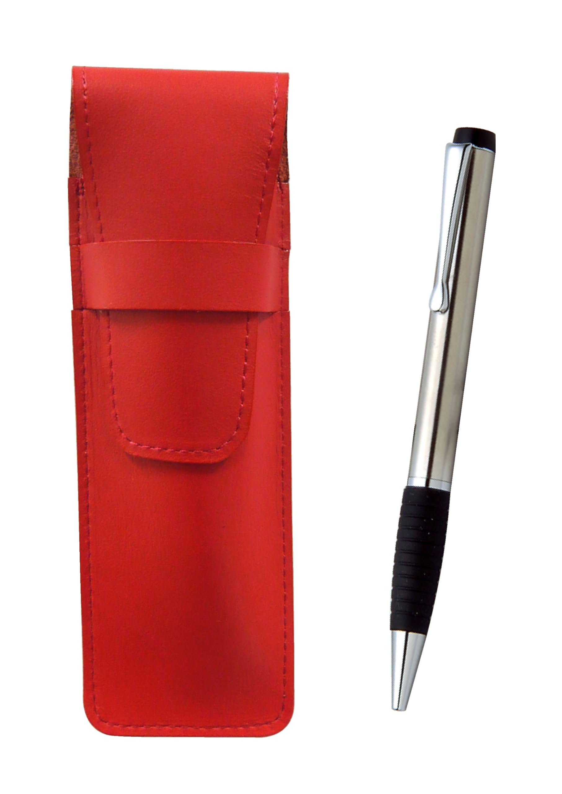 Slim cowhide pencil case red metallic rubber rotating ballpoint pen set T23-ASR-LUT102SB
Slim cowhide pencil case red metallic rubber rotating ballpoint pen set T23-ASR-LUT102SB