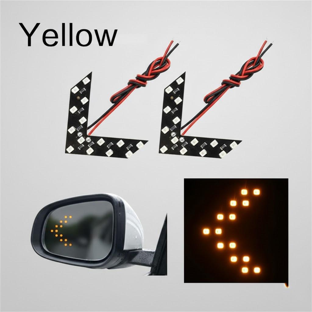 LED Car Rearview Mirror Turn Signal Indicator Light Rear View Mirror Arrow Panel Lamp Accessories for Automotive жовтий
LED Car Rearview Mirror Turn Signal Indicator Light Rear View Mirror Arrow Panel Lamp Accessories for Automotive жовтий