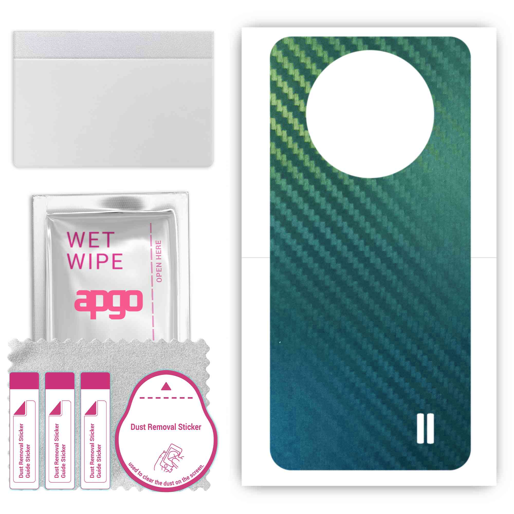 apgo Захисна наклейка для задньої панелі для ZTE Blade A73 5G, Wrap Film, Foil, Vinyl - Pattern Carbon Chameleon CAKA1
apgo Захисна наклейка для задньої панелі для ZTE Blade A73 5G, Wrap Film, Foil, Vinyl - Pattern Carbon Chameleon CAKA1