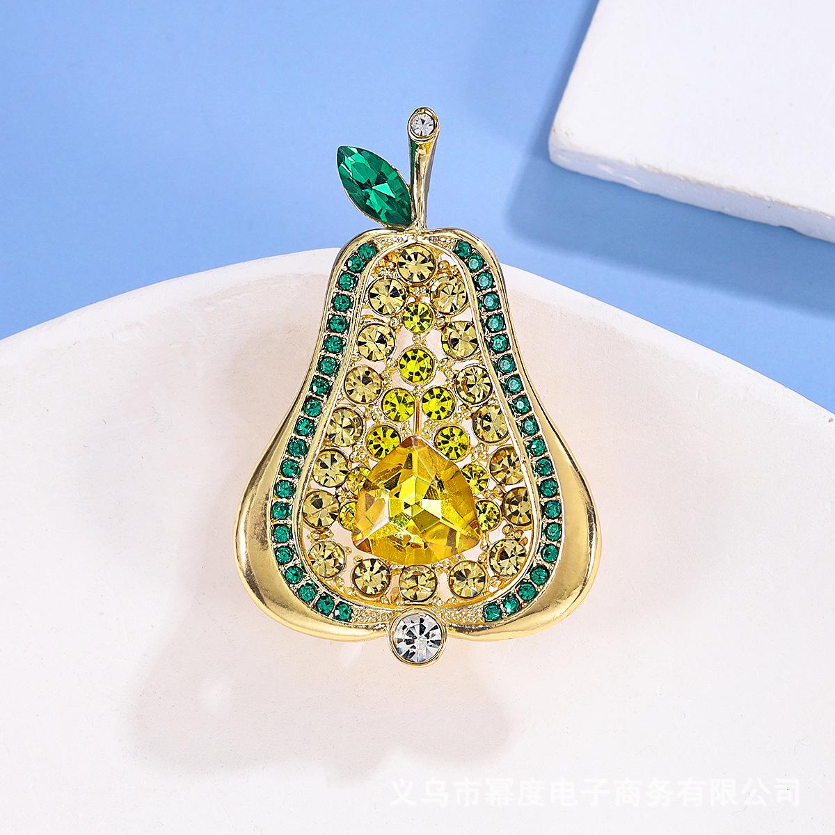 Stylish Creative Pear Brooch for Women - Chic, Cute, and Versatile Jewelry Pin for Clothing Accessories
Stylish Creative Pear Brooch for Women - Chic, Cute, and Versatile Jewelry Pin for Clothing Accessories