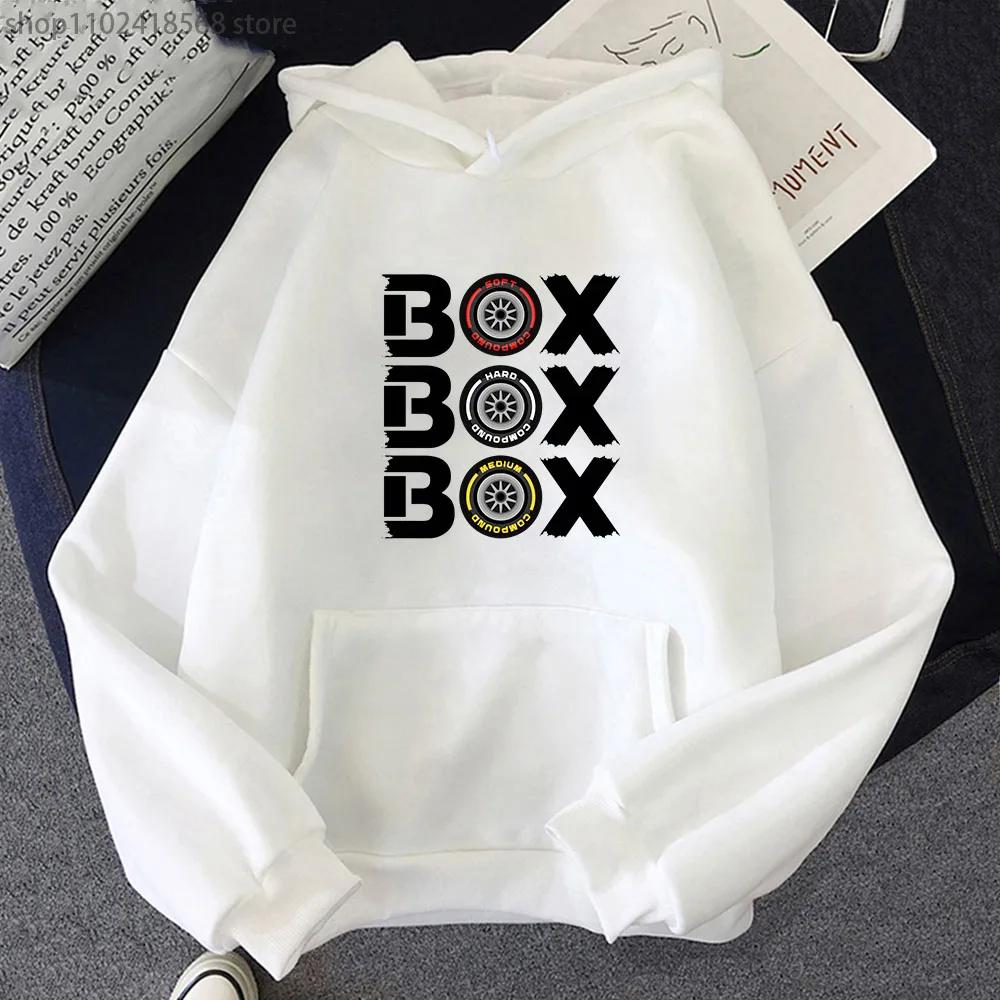 Толстовки Box Box Box F1 Tire Compound V2, женские толстовки с длинными рукавами, оверсайз с капюшоном, забавная одежда для игр, одежда S
Толстовки Box Box Box F1 Tire Compound V2, женские толстовки с длинными рукавами, оверсайз с капюшоном, забавная одежда для игр, одежда S