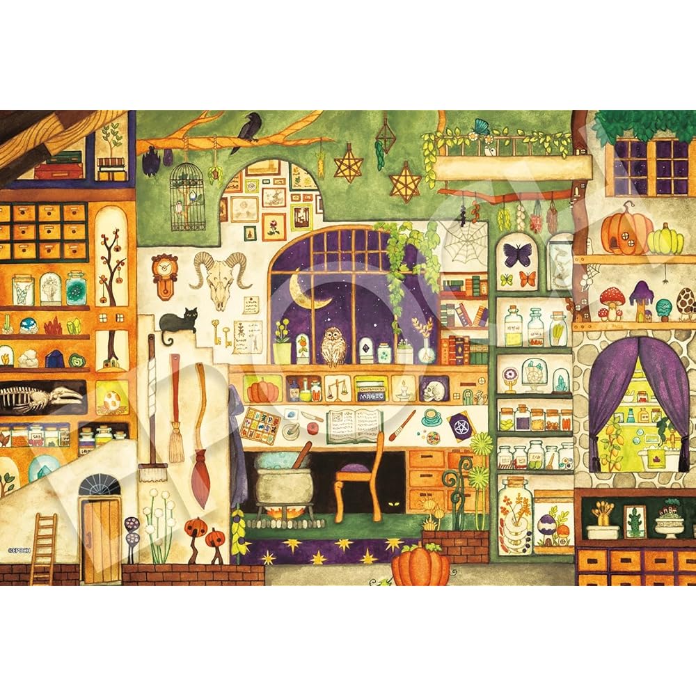 EPOCH 300-Piece Jigsaw Puzzle Noriko Nishimura Wizard s Room 26x38cm with Glue and Scraper
EPOCH 300-Piece Jigsaw Puzzle Noriko Nishimura Wizard s Room 26x38cm with Glue and Scraper