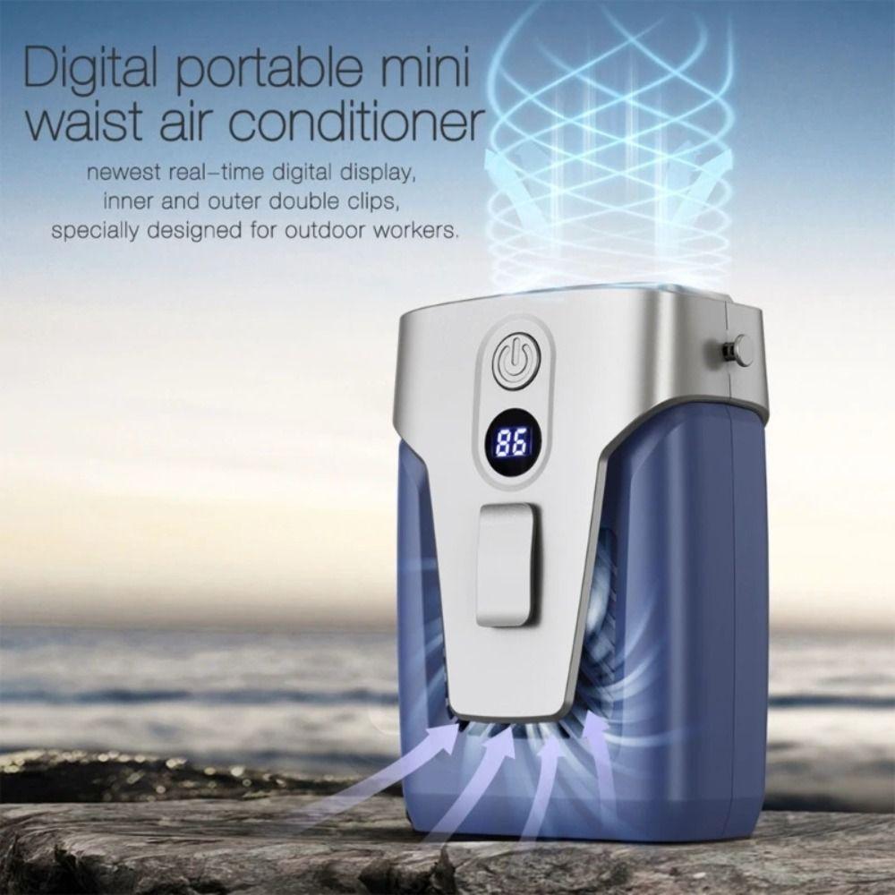 3-Gear Waist Fan Mute Wireless Bladeless Fan Mini Waist Clip On Fan Outdoor темно-сірий
3-Gear Waist Fan Mute Wireless Bladeless Fan Mini Waist Clip On Fan Outdoor темно-сірий