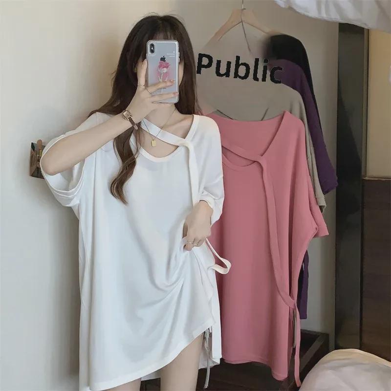 D10# Niche Design Women s Plus Size Slimming Solid Color Mid-Length Short Sleeve Summer T-shirt M
D10# Niche Design Women s Plus Size Slimming Solid Color Mid-Length Short Sleeve Summer T-shirt M