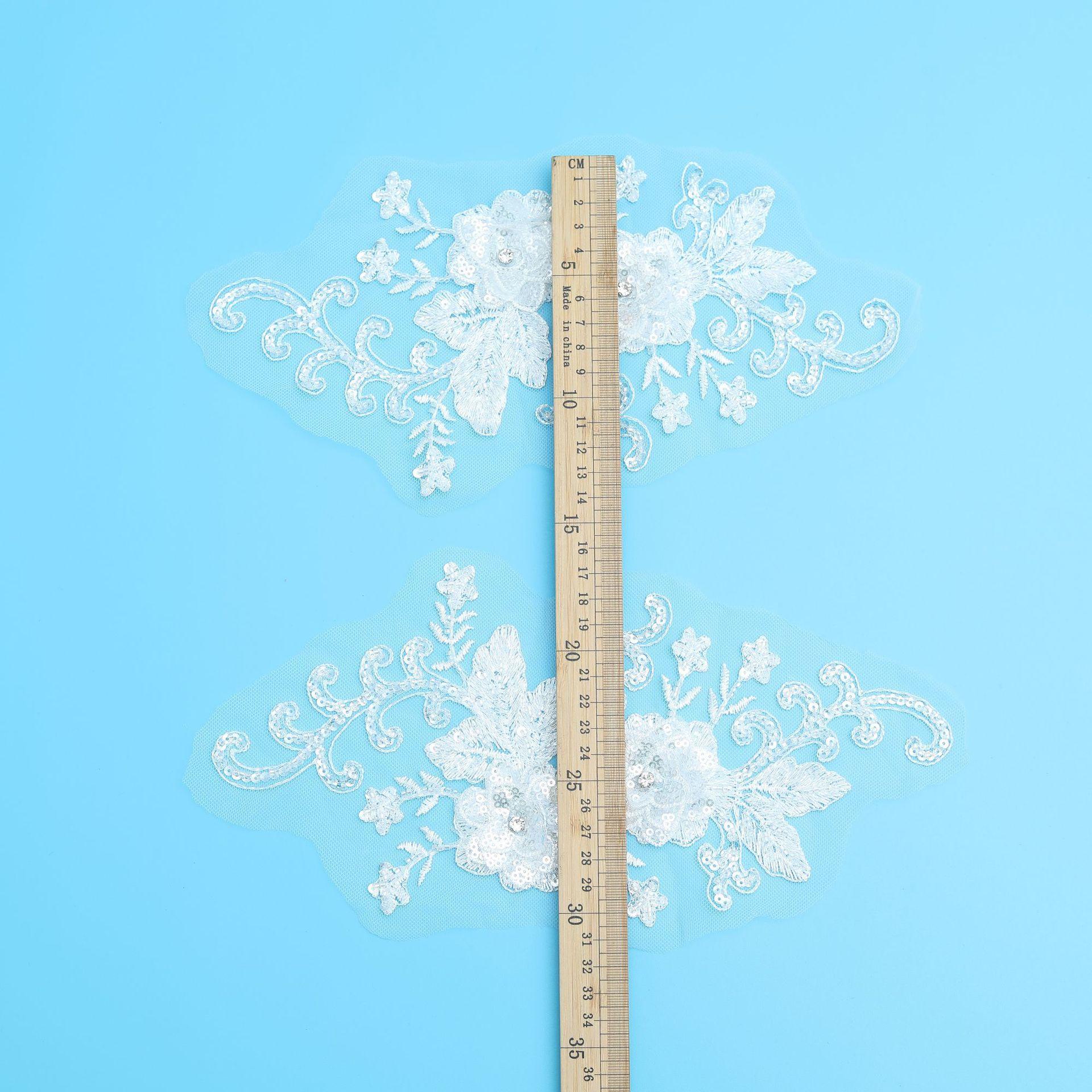 Bead Embroidery Bead Lace Mesh Diy Accessories Lace To Flower Cloth Sticker Wedding Dress Women S Performance Clothes 30*16cm
Bead Embroidery Bead Lace Mesh Diy Accessories Lace To Flower Cloth Sticker Wedding Dress Women S Performance Clothes 30*16cm