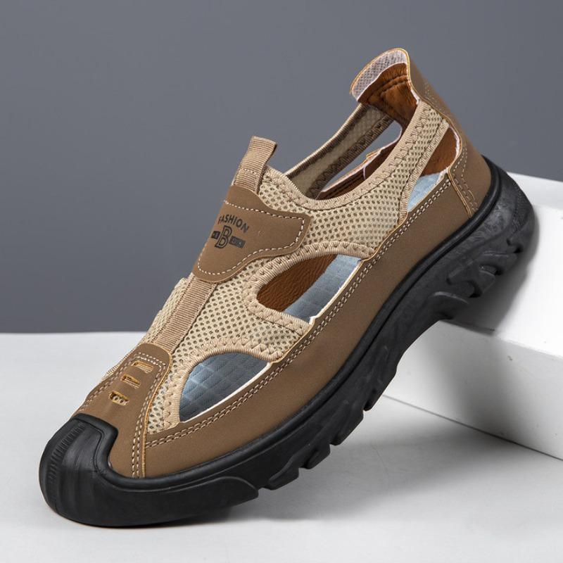 Летние дышащие мужские сандалии-мешки с ажурной сеткой, обувь с отверстиями, для отдыха на открытом воздухе, нескользящая, легкая, спортивная, пляжная обувь 44
Летние дышащие мужские сандалии-мешки с ажурной сеткой, обувь с отверстиями, для отдыха на открытом воздухе, нескользящая, легкая, спортивная, пляжная обувь 44