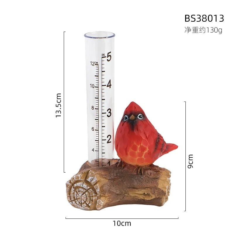 Animal-Shaped Rain Gauge Creative Resin Owl Frog Bird Rain Gauge Sculpture Outdoor Garden Decorative Ornament червоний
Animal-Shaped Rain Gauge Creative Resin Owl Frog Bird Rain Gauge Sculpture Outdoor Garden Decorative Ornament червоний