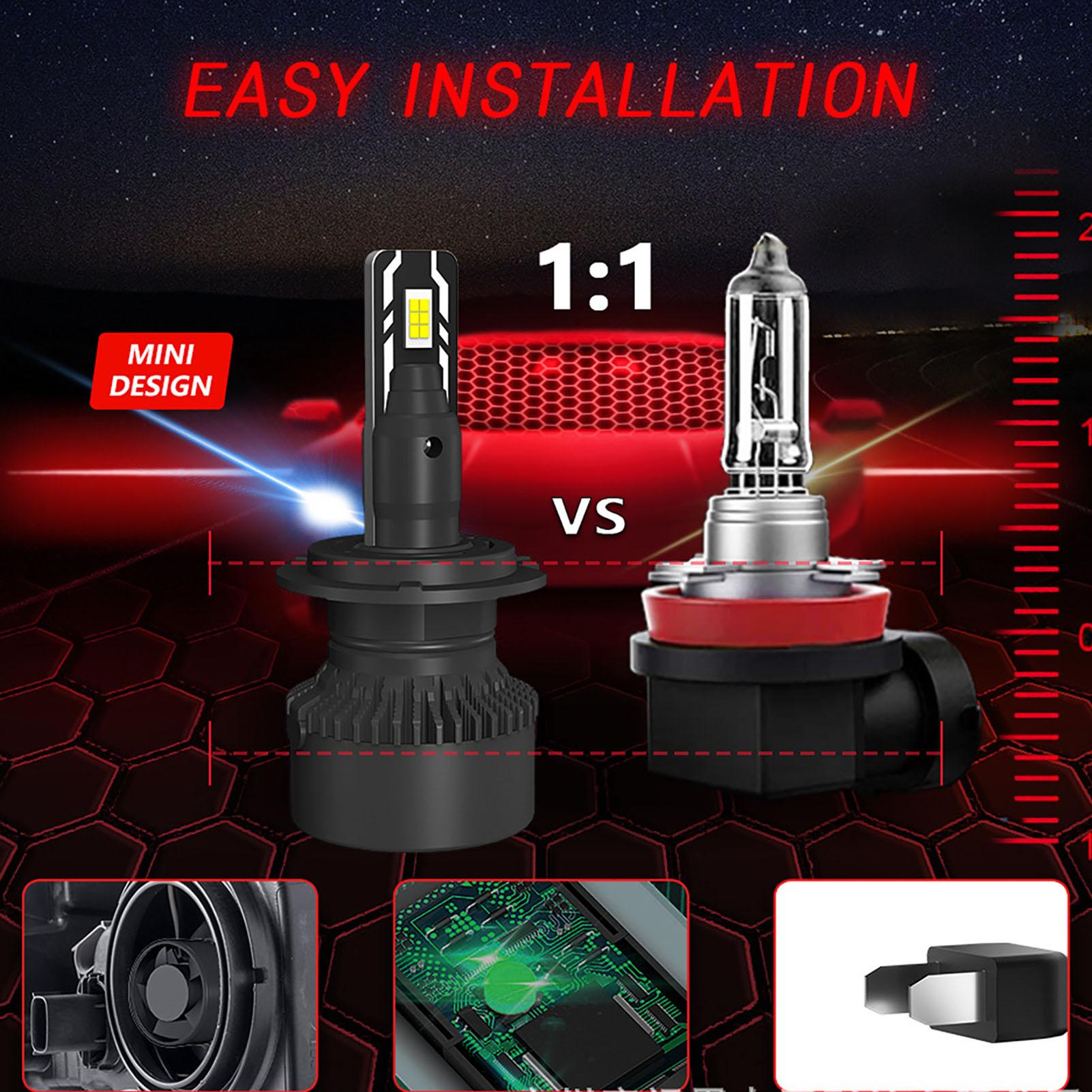 LED Headlight Bulb H4 Super Bright High Low Beam Strong Heat Dissipation Stable Car Light Bulb
LED Headlight Bulb H4 Super Bright High Low Beam Strong Heat Dissipation Stable Car Light Bulb