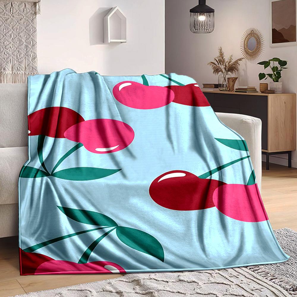 1pc Cherry Pattern Blanket Warm, Cozy, And Soft, Suitable for Sofas, Beds, Cars, And Office Use.Perfect for Camping And Travel, Making It a Great Gift 100x150cm
1pc Cherry Pattern Blanket Warm, Cozy, And Soft, Suitable for Sofas, Beds, Cars, And Office Use.Perfect for Camping And Travel, Making It a Great Gift 100x150cm