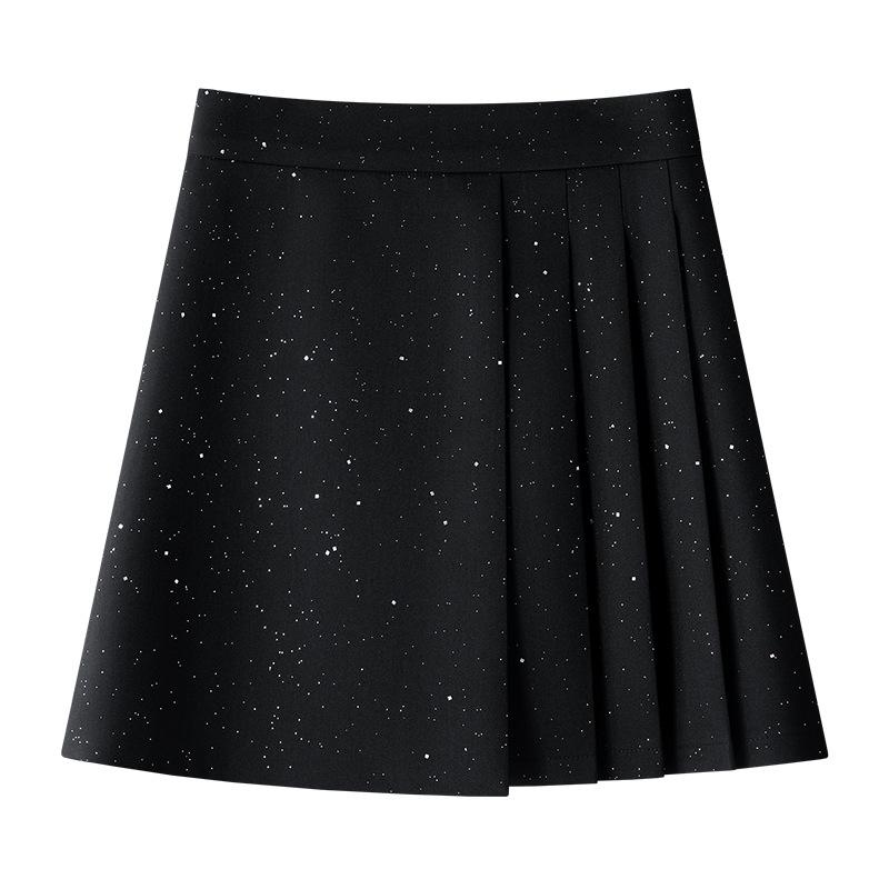 2025 Women s Black Sequin Midi Skirt: New Spring Pleated A-line, High Waist, Slimming Bodycon Umbrella Design Medium
2025 Women s Black Sequin Midi Skirt: New Spring Pleated A-line, High Waist, Slimming Bodycon Umbrella Design Medium