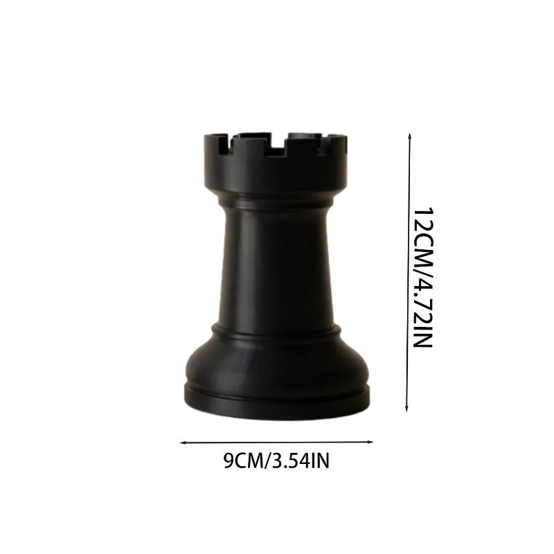 Creative Minimalist Chess Piece Pen Holder: Multi-Use Desk Organizer for Cosmetics/Flowers. Back-to-School & Valentine Gift. чёрный
Creative Minimalist Chess Piece Pen Holder: Multi-Use Desk Organizer for Cosmetics/Flowers. Back-to-School & Valentine Gift. чёрный