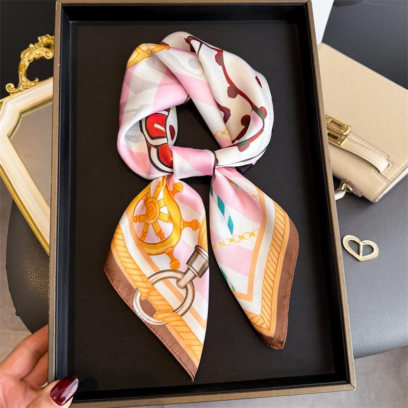 Luxury Brand 2026 Silk Square Scarf Women Horse Neck Hair Tie Band Beach Hijab Kerchief Head Headbands Bandana Female Foulard 70x70 cm
Luxury Brand 2026 Silk Square Scarf Women Horse Neck Hair Tie Band Beach Hijab Kerchief Head Headbands Bandana Female Foulard 70x70 cm