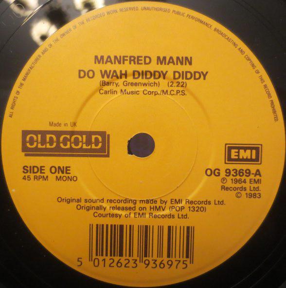 7-дюймовая пластинка MANFRED MANN Do Wah Diddy Diddy If You Gotta G OG9369 Old Gold UK Rock Б/у
7-дюймовая пластинка MANFRED MANN Do Wah Diddy Diddy If You Gotta G OG9369 Old Gold UK Rock Б/у