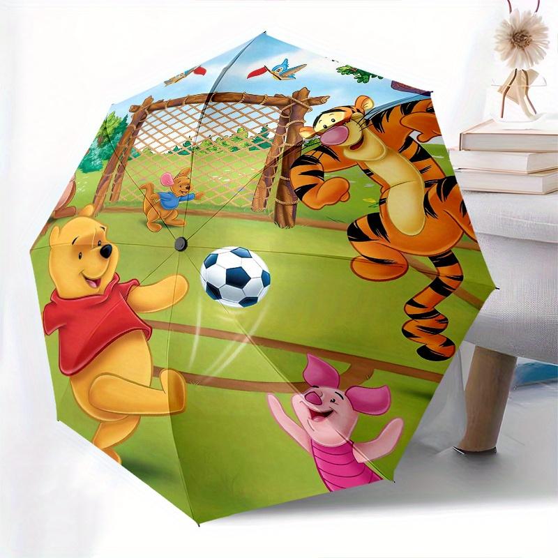 Winnie the Pooh Playing Football Cartoon Umbrella, Portable 3-Fold Compact Umbrella, Suitable for Camping, Hiking and Travel, Ideal Easter B
Winnie the Pooh Playing Football Cartoon Umbrella, Portable 3-Fold Compact Umbrella, Suitable for Camping, Hiking and Travel, Ideal Easter B