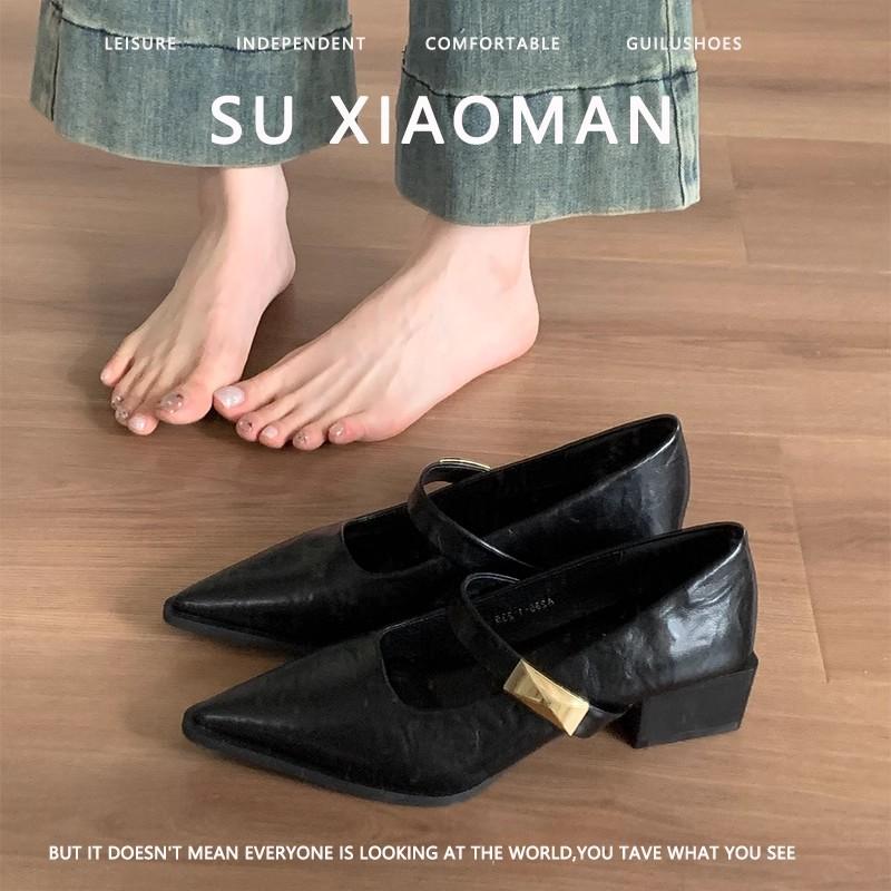 Fashion Retro Shallow Mouth High Heels Women s Inside Heightened Block Heel Single Shoes Pointed Toe Temperament Mary Jane Shoes 40 чёрный
Fashion Retro Shallow Mouth High Heels Women s Inside Heightened Block Heel Single Shoes Pointed Toe Temperament Mary Jane Shoes 40 чёрный