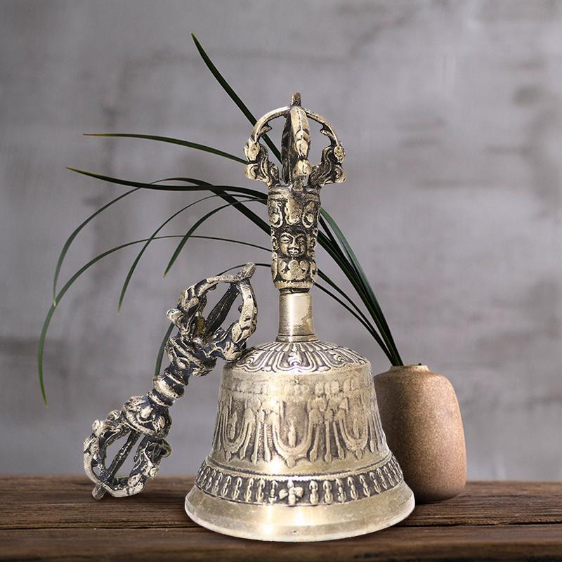 Tibetan Buddhist Meditation Hand Bell Tibetan Buddhist Meditation Bell And Dorje Set Hand Bell Dorje Vajra Bell Meditation Altar CHINA
Tibetan Buddhist Meditation Hand Bell Tibetan Buddhist Meditation Bell And Dorje Set Hand Bell Dorje Vajra Bell Meditation Altar CHINA