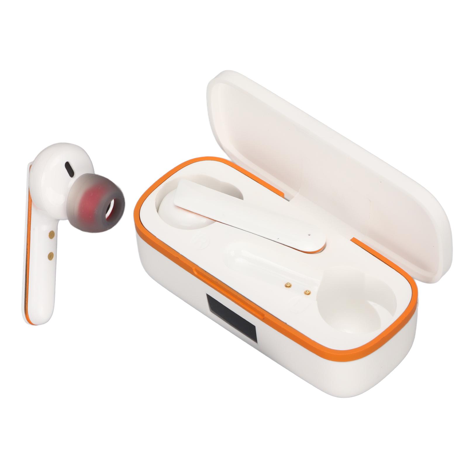 Bluetooth-наушники с шумоподавлением, водонепроницаемые беспроводные стереонаушники HiFi с зарядным чехлом для белый
Bluetooth-наушники с шумоподавлением, водонепроницаемые беспроводные стереонаушники HiFi с зарядным чехлом для белый