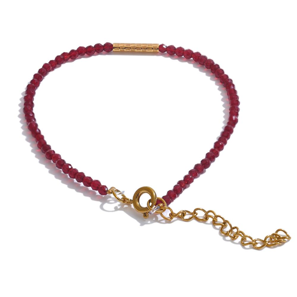 Yhpup Ancora Ankela Red Crystal Thin Bracelet Popular Fashion Exquisite Bracelet Stainless Steel Beads Handmade Jewelry 20cm
Yhpup Ancora Ankela Red Crystal Thin Bracelet Popular Fashion Exquisite Bracelet Stainless Steel Beads Handmade Jewelry 20cm
