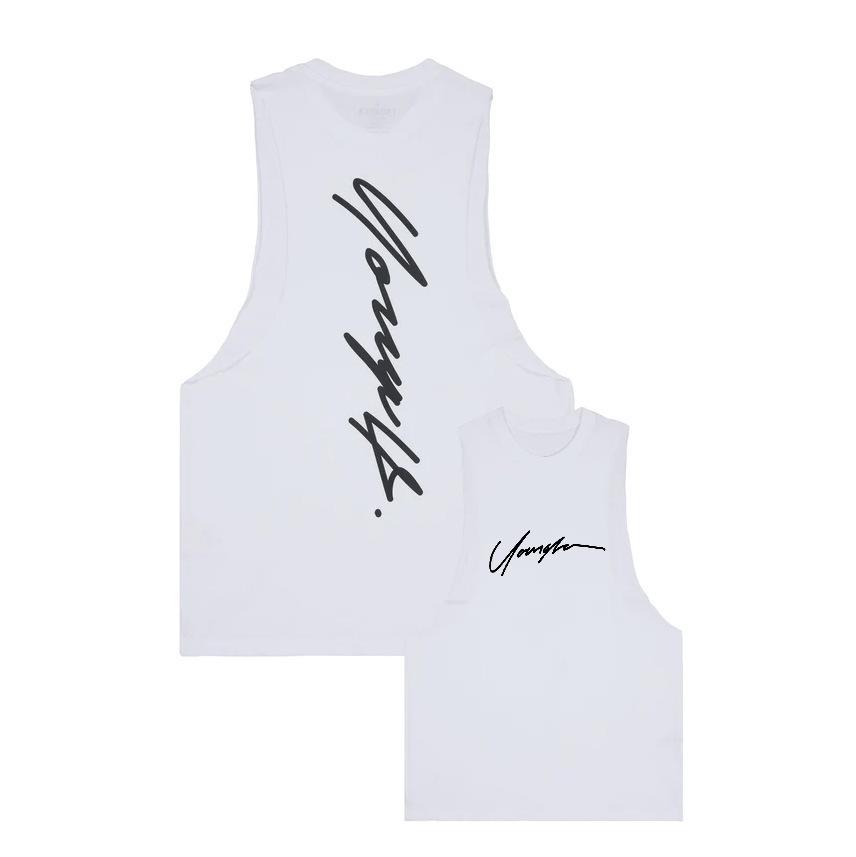 Muscle Summer Men’s Sleeveless Fitness Tank - Plus Size, Breathable, Loose Fit, Basketball Jersey Style XL білий
Muscle Summer Men’s Sleeveless Fitness Tank - Plus Size, Breathable, Loose Fit, Basketball Jersey Style XL білий