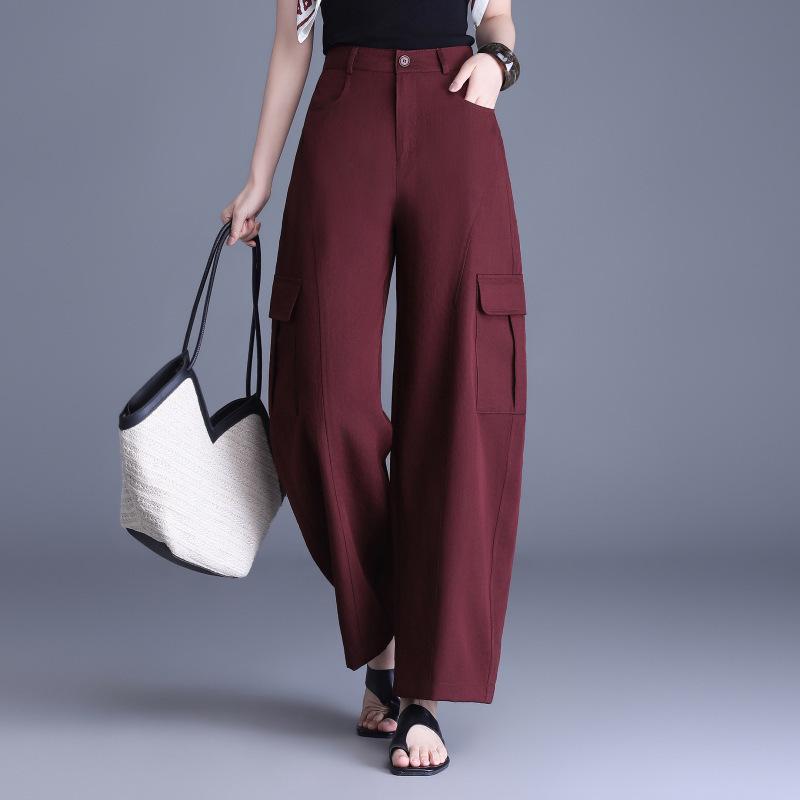 High-End Women s Linen Wide-Leg Cargo Pants - Retro Fashion, High Waist, Loose Fit for Spring and Autumn 2026. 32 вина червоного кольору
High-End Women s Linen Wide-Leg Cargo Pants - Retro Fashion, High Waist, Loose Fit for Spring and Autumn 2026. 32 вина червоного кольору