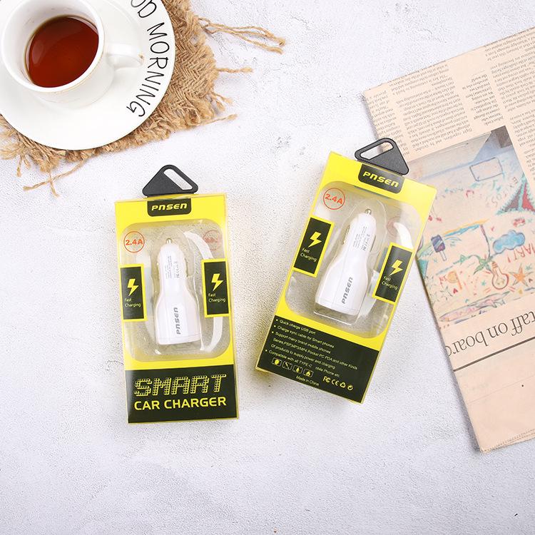 New Model Dual USB Multi-function Car Charger for Mobile Phones білий
New Model Dual USB Multi-function Car Charger for Mobile Phones білий