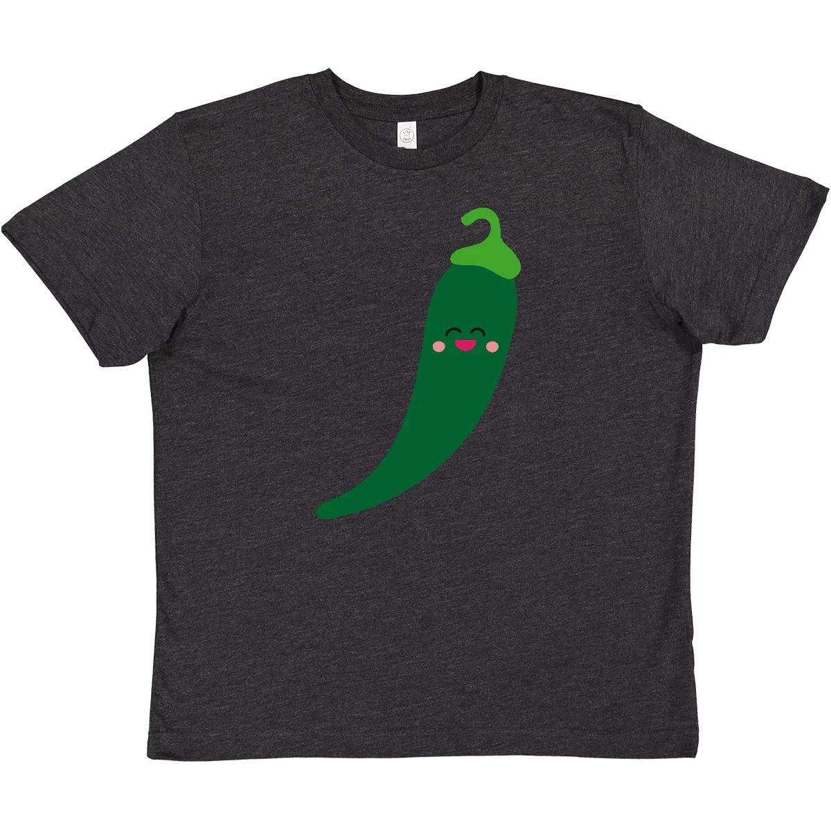 Inktastic Green Chili Pepper Kawaii Youth kids boys T-Shirt Hot Jalapeno Cute Food Mexican 160
Inktastic Green Chili Pepper Kawaii Youth kids boys T-Shirt Hot Jalapeno Cute Food Mexican 160