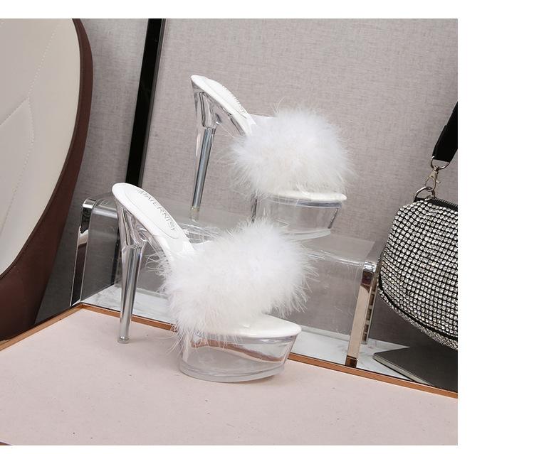 Fashion 2025 Women S Slippers Fluffy Sexy Heels Slim Heels Waterproof Table Slippers Clear Crystal Sandals Wedding Shoes Dress Banquet 43 белый
Fashion 2025 Women S Slippers Fluffy Sexy Heels Slim Heels Waterproof Table Slippers Clear Crystal Sandals Wedding Shoes Dress Banquet 43 белый
