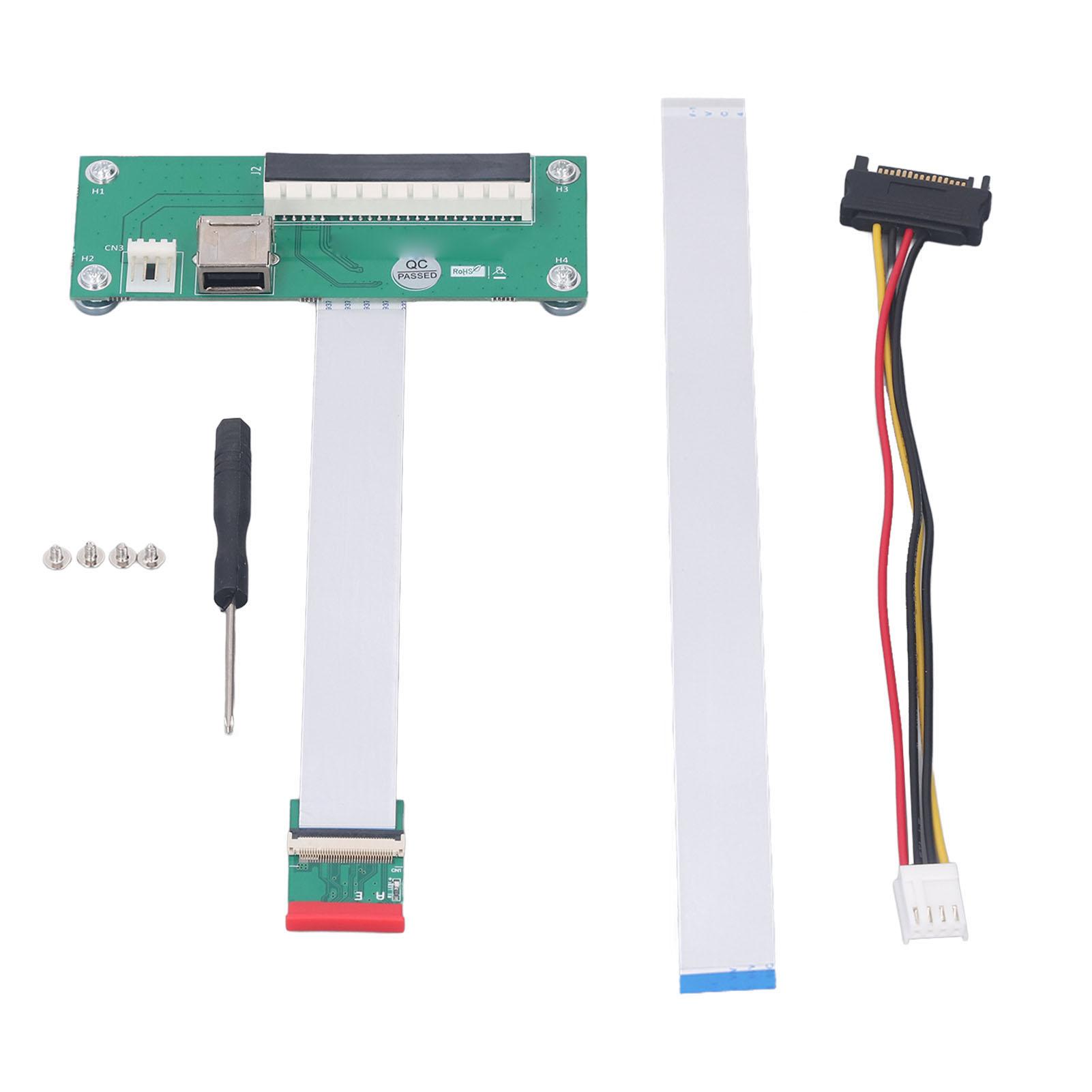 M.2 NGFF Key to PCIe 8X Extension Cable 2.5Gpbs Easy to Install Plug and Play M.2 Key A E to PCIe
M.2 NGFF Key to PCIe 8X Extension Cable 2.5Gpbs Easy to Install Plug and Play M.2 Key A E to PCIe