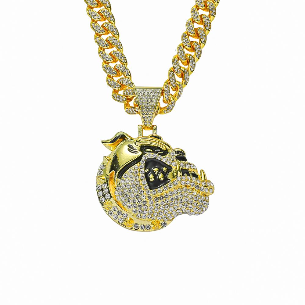 Trendy Men Hip hop Dog Pendant Necklace with 13mm Cuban Chain Hiphop Animal Pendants Necklaces Fashion Punk Charm Jewelry Gifts
Trendy Men Hip hop Dog Pendant Necklace with 13mm Cuban Chain Hiphop Animal Pendants Necklaces Fashion Punk Charm Jewelry Gifts
