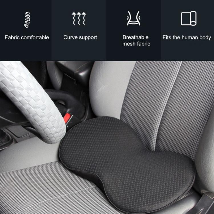 LOVERCAR Car Seat Waist Support Cushion Memory Foam Breathable Mini Seat Cushion Black
LOVERCAR Car Seat Waist Support Cushion Memory Foam Breathable Mini Seat Cushion Black