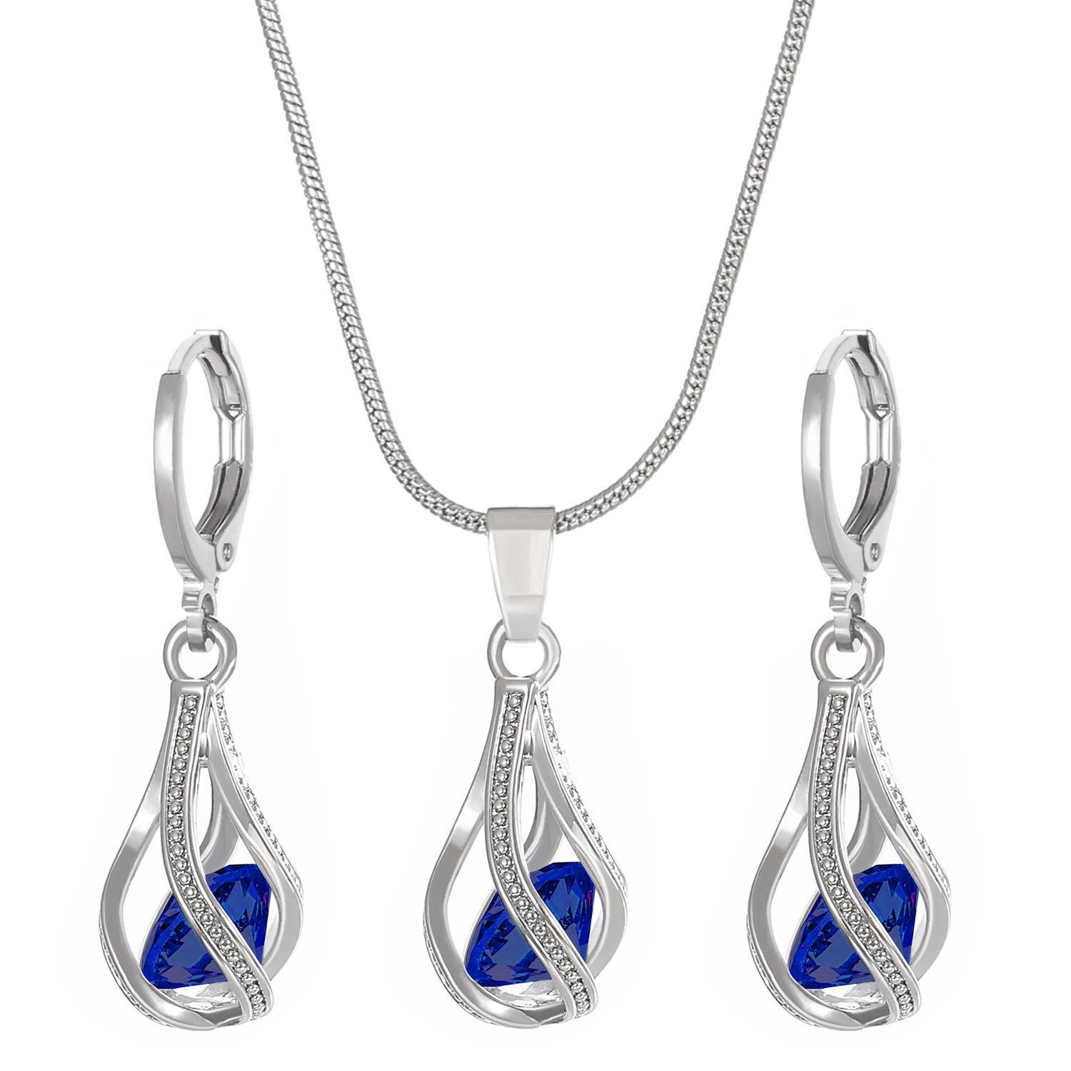 Женский комплект украшений из ретро-циркония - европейский и американский дизайн, вращающееся каплевидное ожерелье и серьги
Женский комплект украшений из ретро-циркония - европейский и американский дизайн, вращающееся каплевидное ожерелье и серьги