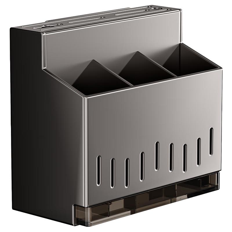 Stainless Steel Wall-Mounted Kitchen Utensil Organizer
Stainless Steel Wall-Mounted Kitchen Utensil Organizer