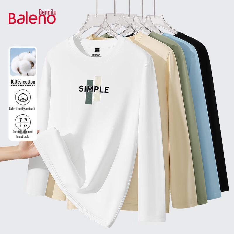 Baleno Men s American Style Long-Sleeve Cotton T-Shirt L
Baleno Men s American Style Long-Sleeve Cotton T-Shirt L