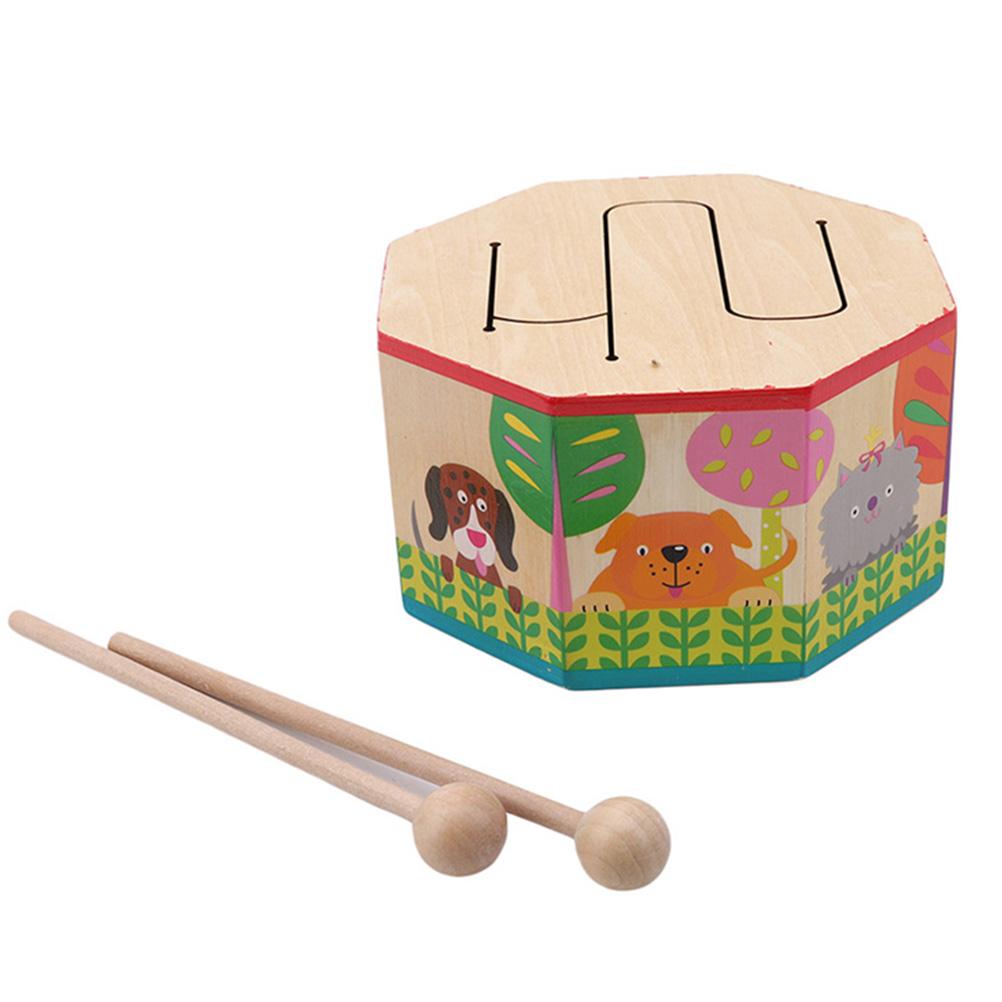 Kids Toys Cartoon Wooden Drum Early Education Musical Toys For Children Drum Musical Instruments
Kids Toys Cartoon Wooden Drum Early Education Musical Toys For Children Drum Musical Instruments