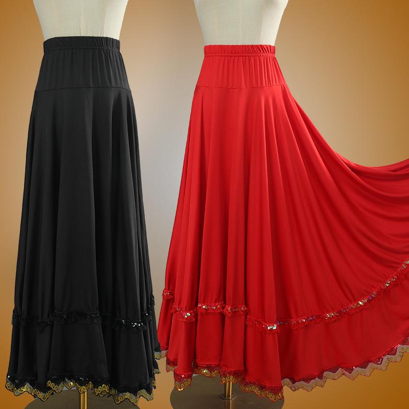 Square Dance Stage Costume: High Waist Ethnic Swing Skirt for Women (Adult, Spring/Summer) 6XL
Square Dance Stage Costume: High Waist Ethnic Swing Skirt for Women (Adult, Spring/Summer) 6XL