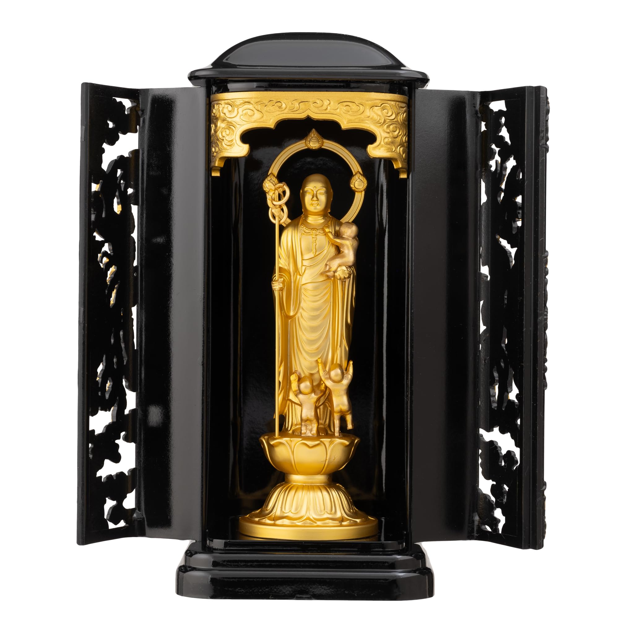 Buddha statue Koyasujizo Bodhisattva gold 3 PC Zushi for safe guardian deity for child water child Takaoka copperware pcZL 10.5cm (pure plated) No. _
Buddha statue Koyasujizo Bodhisattva gold 3 PC Zushi for safe guardian deity for child water child Takaoka copperware pcZL 10.5cm (pure plated) No. _